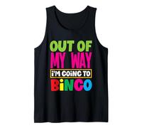 Out of My Way I'm Going to Bingo Fun Adventure Tank Top