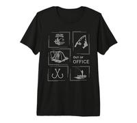 Out of Office Fishing. Just Not Feelin' It Today. Premium T-Shirt