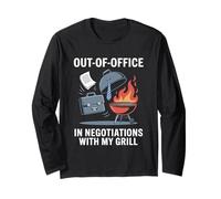 Out of Office In Negotiations with My Grill Labor Day Long Sleeve T-Shirt