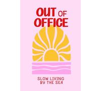Out of Office Notebook - Amalfi Inspired Beach Journal | Slow Living Vibes | 150 Lined Pages | Pink Girlhood Notes | Quirky Fun Pink Stationary | Vacation Lifestyle