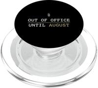 Out Of Office Until August Teacher Final day Of School PopSockets PopGrip for MagSafe