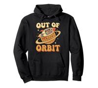 Out Of Orbit Donut Rocket Waffle Planet Pullover Hoodie