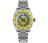 Out Of Order 001-25.LI.BAND.SS Limoncello Automatic GMT Watch