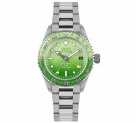 Out Of Order 001-25.MI.BAND.SS Men's Midori Auto GMT Ultra Brushed Watch