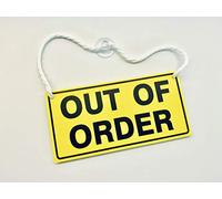 Out of Order - Hanging Sign - 150mm x 75mm