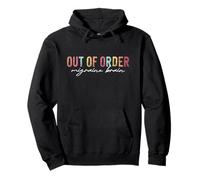 Out-of-Order Migraine Brain Chronic Pain Warrior Headache Pullover Hoodie