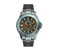 Out of Order Turquoise Brown Casanova Steel Swiss Quartz Date Ruined Vintage