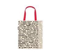 Out of Print Banned Books Tote Bag with Inner Pocket - Gift for Book Lovers