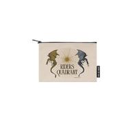 Out of Print Fourth Wing: Riders Quadrant College Zipper Pouch - Officially Licensed Rebecca Yarros Accessory For Book Lovers to Carry Pencils and More