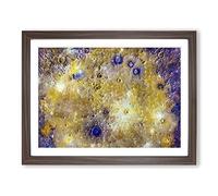 Out Of Space Vol.11 In Abstract Modern Art Framed Print | A3 Walnut Framed Wall Art | Ready to Hang | Abstract Space Picture | Living Room Bedroom Lounge Office