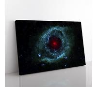 Out Of Space Vol.15 In Abstract Modern Art Canvas Wall Art Print Ready to Hang, Framed Picture for Living Room Bedroom Home Office Décor, 60x40 cm (24x16 Inch)