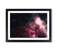 Out of Space Vol.43 in Abstract Framed Print | A2 Black Framed Wall Art | Ready to Hang | Abstract Space Picture | Living Room Bedroom Lounge Office