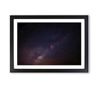 Out of Space Vol.45 in Abstract Framed Print | A2 Black Framed Wall Art | Ready to Hang | Abstract Space Picture | Living Room Bedroom Lounge Office