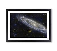 Out of Space Vol.6 in Abstract Framed Print | A2 Black Framed Wall Art | Ready to Hang | Abstract Space Picture | Living Room Bedroom Lounge Office