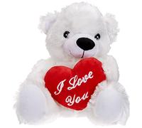 Out of the Blue 61/6948 Plush Teddy Bear with Red Heart I Love You