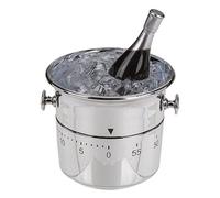 Out of the blue 71/3118 KD13812 Kitchen Plastic Timer Champagne Bottle, Silver