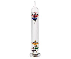 Out of the Blue Galileo Glass Thermometer - 28 x 8 x 7 cm