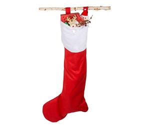 Out of the blue Jumbo Christmas Stocking, Red, approx. 1 54 m