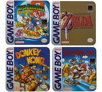 Out of the Blue KG Gameboy Classic Coaster Collection Nintendo Coasters 4-Piece Coaster Set Player Gift Retro 100 x 100 x 4 mm