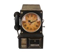 Out of the blue Metal Keychain, Phone with Clock, Multicolour, ca. 26 x 35,5 cm