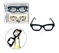 Out of the Blue Party Glasses Bottle Opener White, Rectangular, Novelty, Black