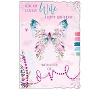 Out Of The Blue Studios For My Lovely Wife Happy Birthday Card