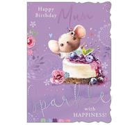 Out Of The Blue Studios Happy Birthday Mum Sparkle With Happiness. Birthday Card, 137x195mm