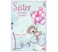 Out Of The Blue Studios Sister Birthday Wishes With Lots Of Love Premium Cards