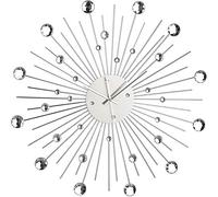 Out of the Blue Wall Clock, Silver, 50 cm l x 50 cm w x 4 cm h