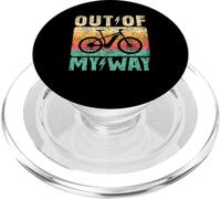 Out of the Way E-Bike Cyclist Cycling Electric Bicycle PopSockets PopGrip for MagSafe
