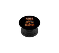 Out Of The Way I Need To Drive Tractor PopSockets Adhesive PopGrip