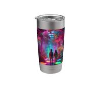 Out of This World - Colorful Virtual Reality Jungle Stainless Steel Insulated Tumbler