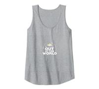 Out of This World: Cosmic UFO Adventure for Space Lovers Tank Top, Women, Heather Grey, XXL