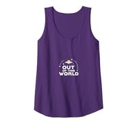 Out of This World: Cosmic UFO Adventure for Space Lovers Tank Top, Women, Purple, M