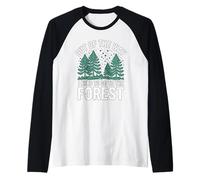 Out of Way Forest Adventure Destination Raglan Baseball Tee