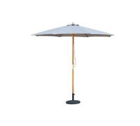 Out & Out Original Out & Out Bali Wood Parsol In Taupe- 2.85M