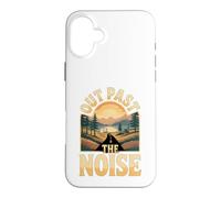 Out Past the Noise - travel adventure Case for iPhone 16 Plus
