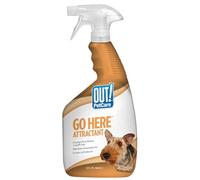 OUT! Pet Care Go Here Attractant Spray Bottle for Dogs, 32-Ounce