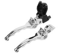 Outanaya 1 Pair Motorcycle Brake Lever Motorcycle Replacement Brake Supply Off-Road Aluminium Enhancing Safety