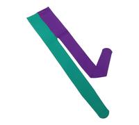 Outanaya 1 Pair Performance Pantyhose for Women in Green and Purple, Elastic Polyester Carnival Party Long Tube Socks, Unique Fashion Costume Accessory for Party and Costume