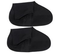 Outanaya 1 Pair Safety Shoes Cover Rain Shoes Protector Waterproof Snow-proof Black Latex Reusable Non Slip Boot Protector for Outdoor Rainy Days High Top M (fits Uk 3-6)