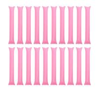Outanaya 100PCS Inflatable Thunder Sticks Lightweight Noise Maker Party Accessories for Cheering at Football Games Concerts School Sports Events Pink
