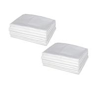 Outanaya 100Pcs Large Disposable Thin Cage Liners for Small Pets Transparent Plastic Film Rabbit Hutch Liner Guinea Pig Bedding Base Easy Clean Replacement