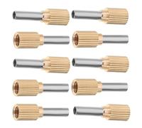 Outanaya 10pcs Caulking Nozzle Accessories Caulk Nozzle Stainless Steel Use Versatile Rotating Tip Threaded Opening for Small Touch Ups and Large-Scale Renovations