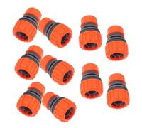 Outanaya 10pcs Garden Hose Quick Connector Adapters Plastic Pipe Repair Fittings Reusable Leakproof Couplings for Outdoor Water Hose Extension
