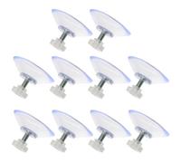 Outanaya 10pcs Powerful Screw Cups with Gland Nut, Easy to Use and Resist Yellowing, for Hanging Small and Lightweight Stuffs and Handmade Decorations in Mirror Or Store