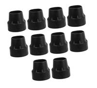 Outanaya 10Pcs Slip Trampoline Leg Caps Screwthreaded Replacement Pole Tube Covers for Mini Trampoline Vertical Legs Secure Fit Tapered Foot Pads Easy Installation