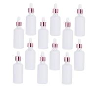 Outanaya 12pcs Essential Oil Bottle Glass Dispenser Dropper Pipette for Perfume Subpackaging Pack of Bottles