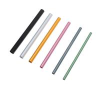 Outanaya 12pcs Metal Nail Shaping Rods Set for Manicure Nail Art Acrylic Extension Crystal Curve Bars Portable French Tool for Professional and Home Use