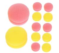 Outanaya 12pcs Soft Foam Ball Styling Sponge Hair Curlers Small Round Sponge Curlers for Overnight Curls Flexible Hair Rollers